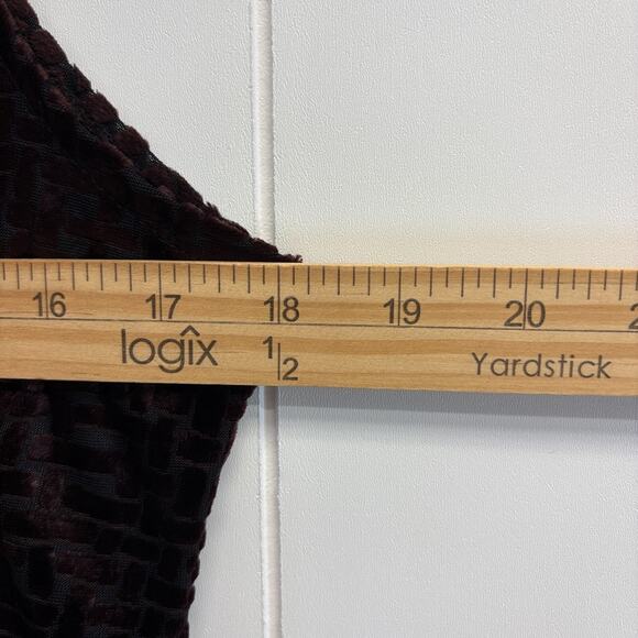 Vintage Hanky Panky Burnout Velvet Slip Dress & Jacket Set Size L Whimsigoth - Picture 12 of 15